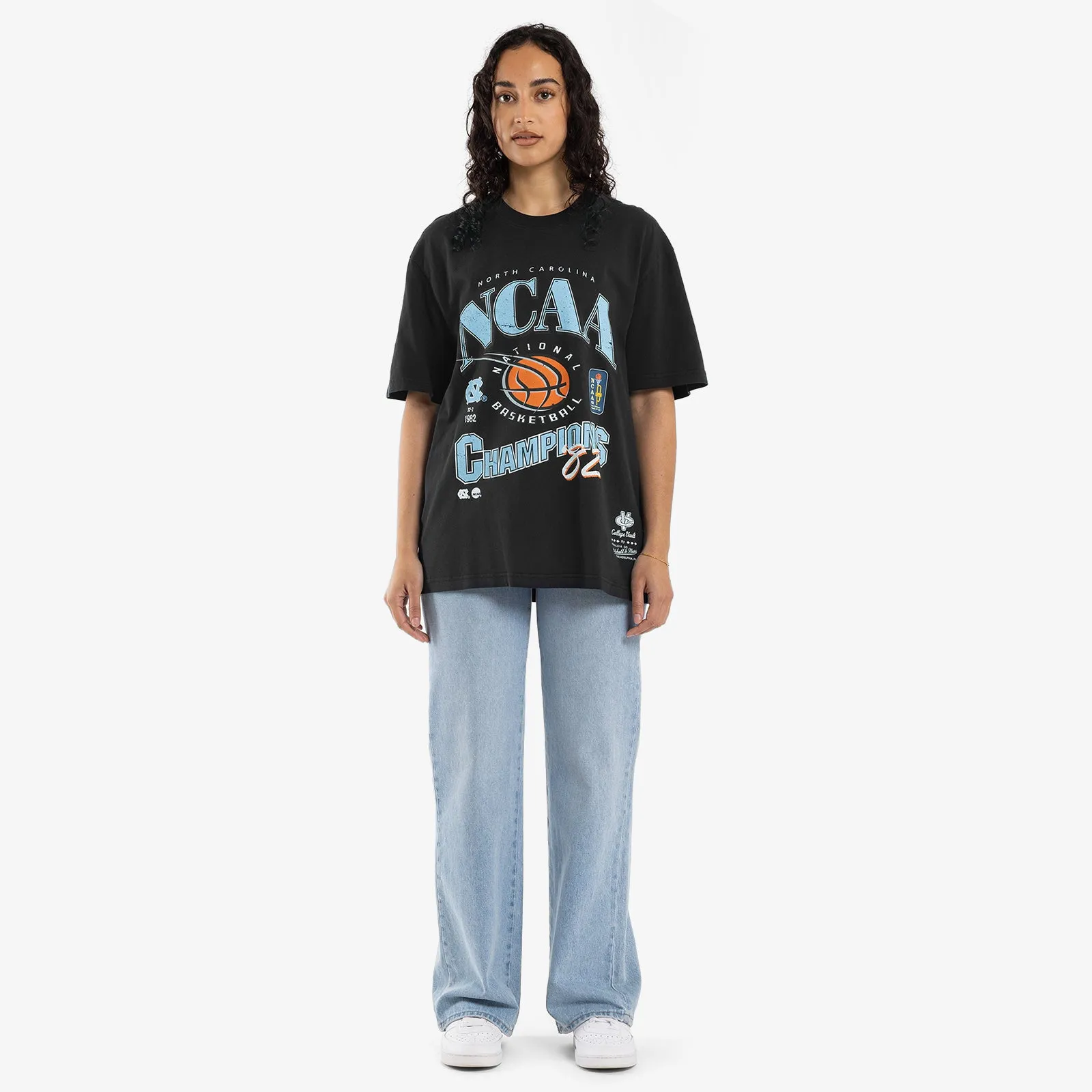 University Of North Carolina Tar Heels NCAA '82 Champions Tee - Vintage Black