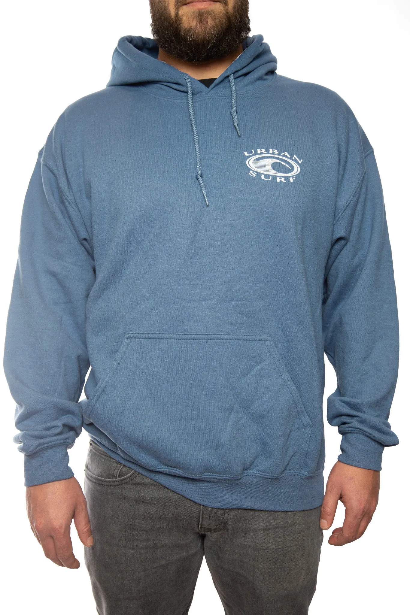 Urban Surf Retro Logo Hoodie (Unisex)