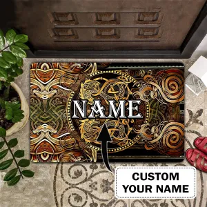 Vikings Doormat - Personalized Name 3D - Vikings 84