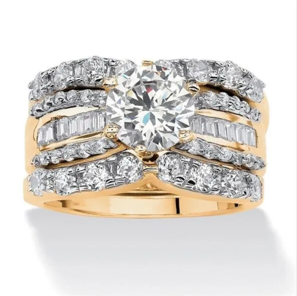 Vintage 14K Yellow Gold Ring Gemstone Women's Wedding Jewelry