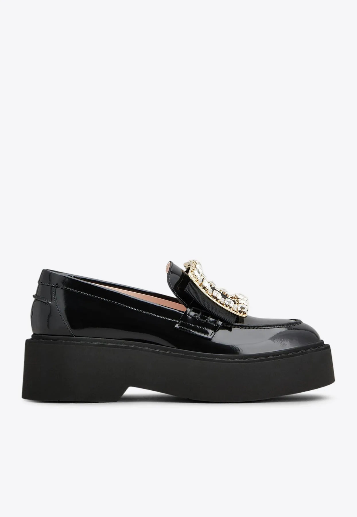 Viv' Rangers Crystal Embellished Leather Loafers