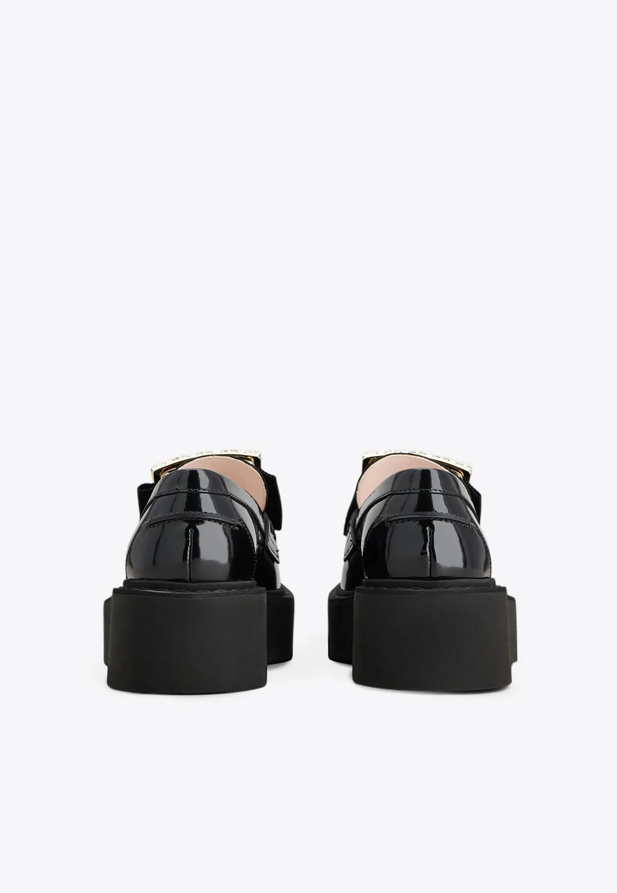 Viv' Rangers Crystal Embellished Leather Loafers