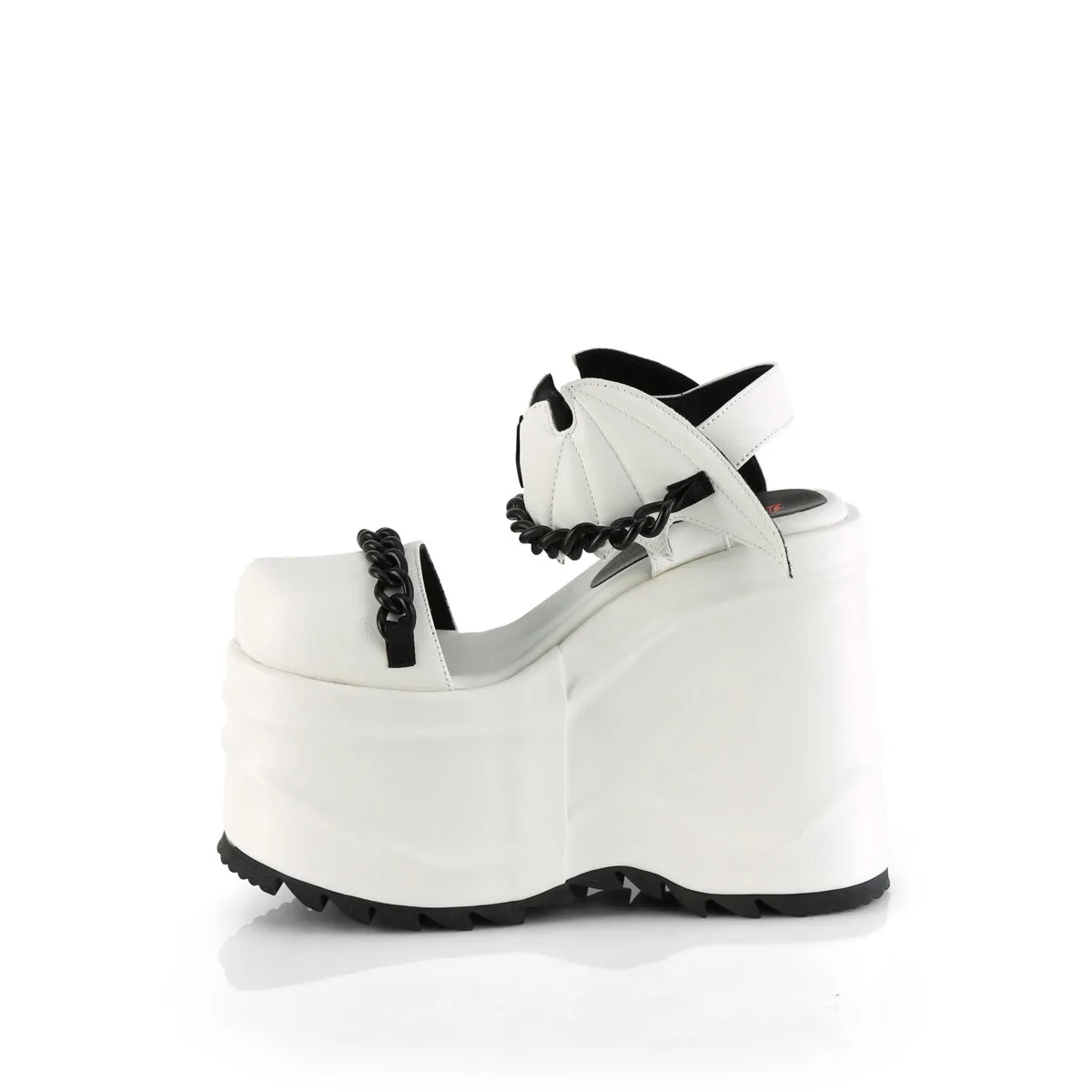 WAVE-20  White Vegan Leather