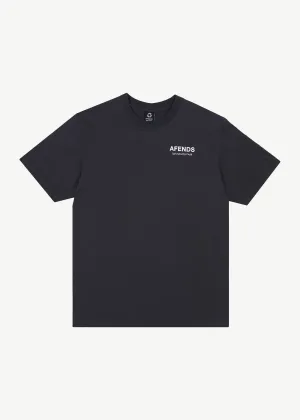 Waveform Retro Graphic Fit T-Shirt Charcoal