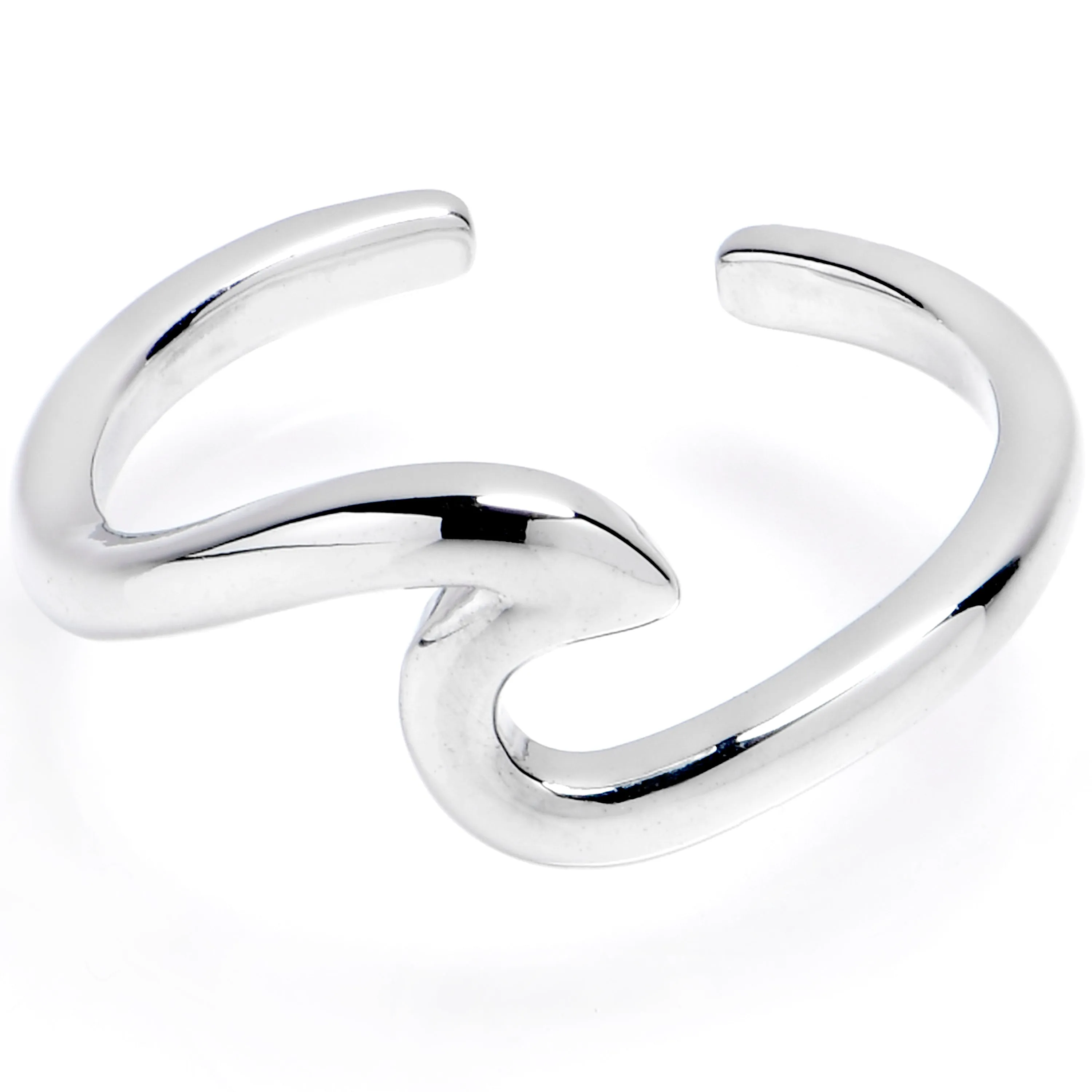 Wavy Wonder Adjustable Toe Ring