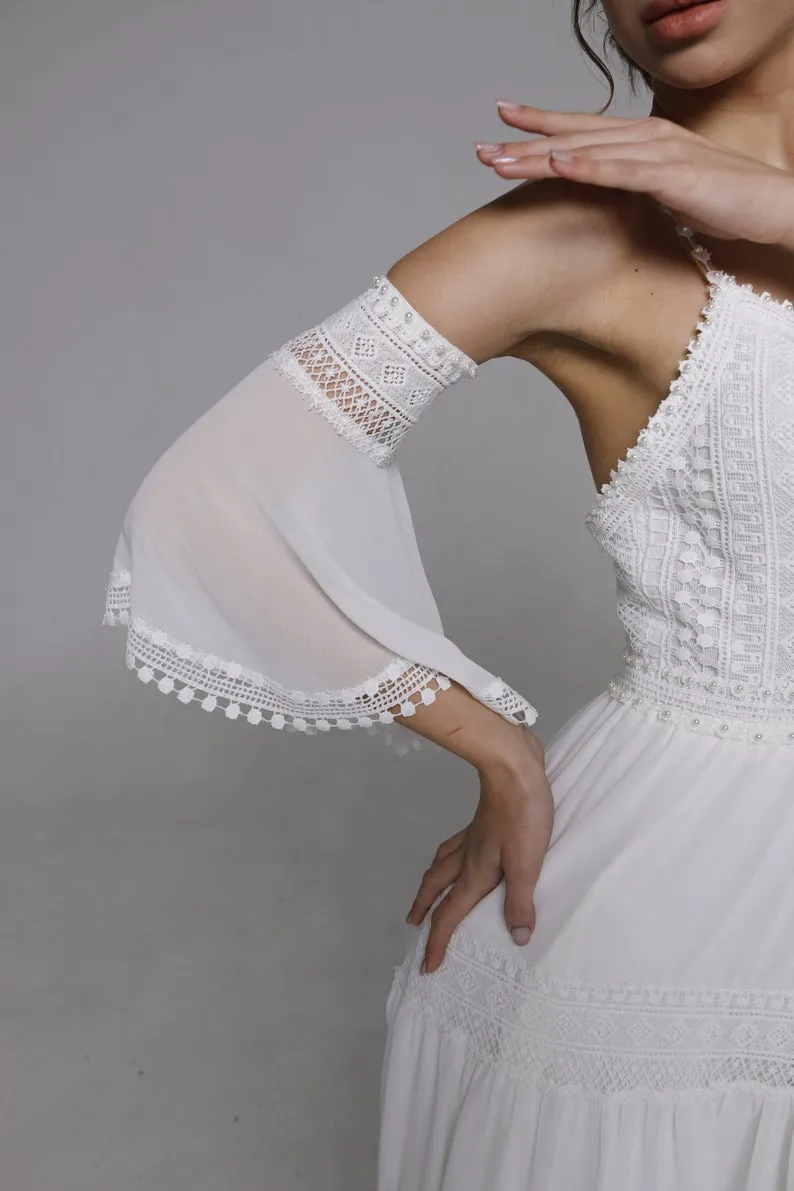 Wedding Dresses "Bar" Boho Wedding Dress