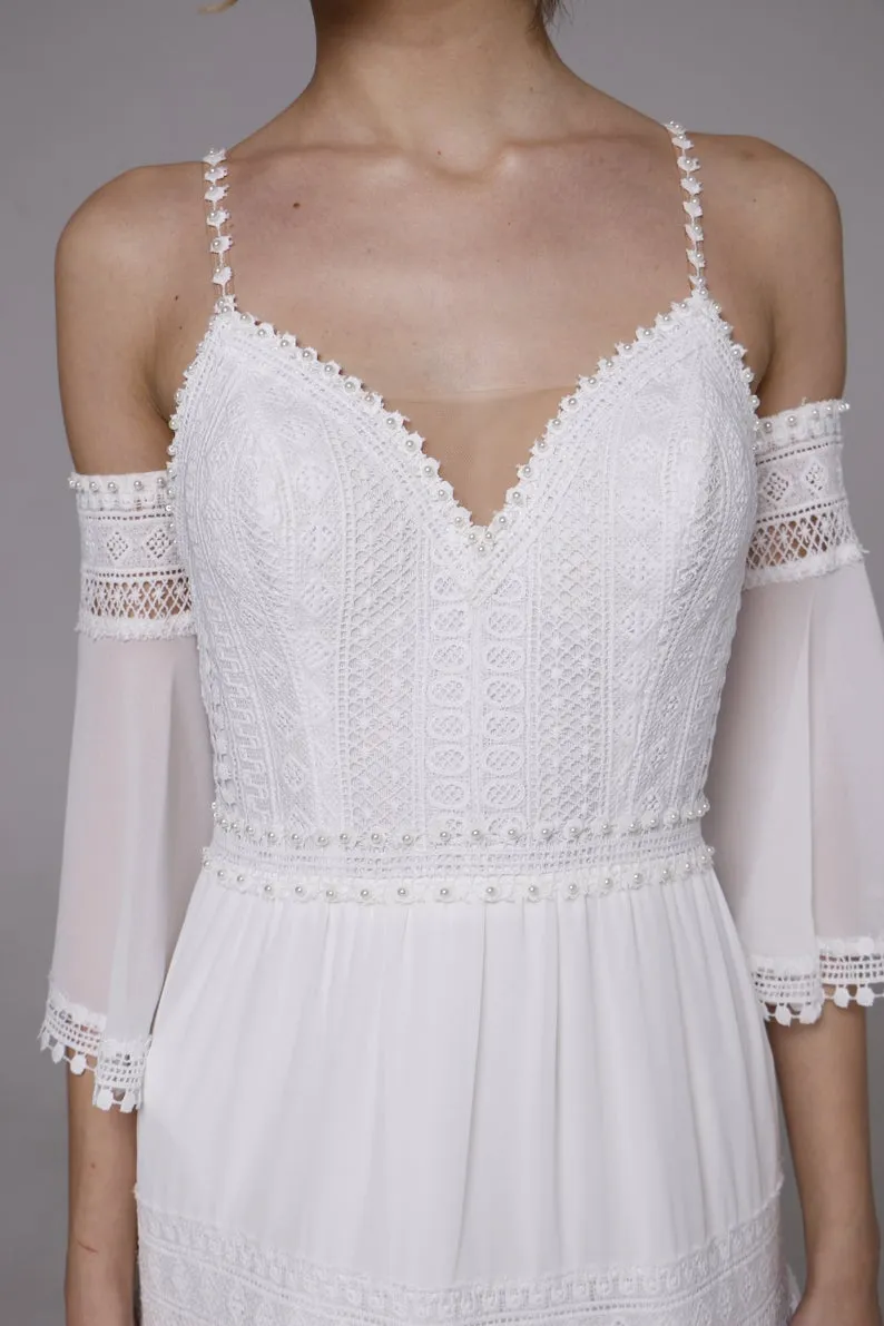 Wedding Dresses "Bar" Boho Wedding Dress
