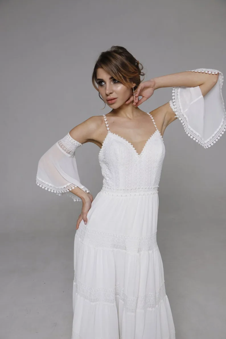Wedding Dresses "Bar" Boho Wedding Dress