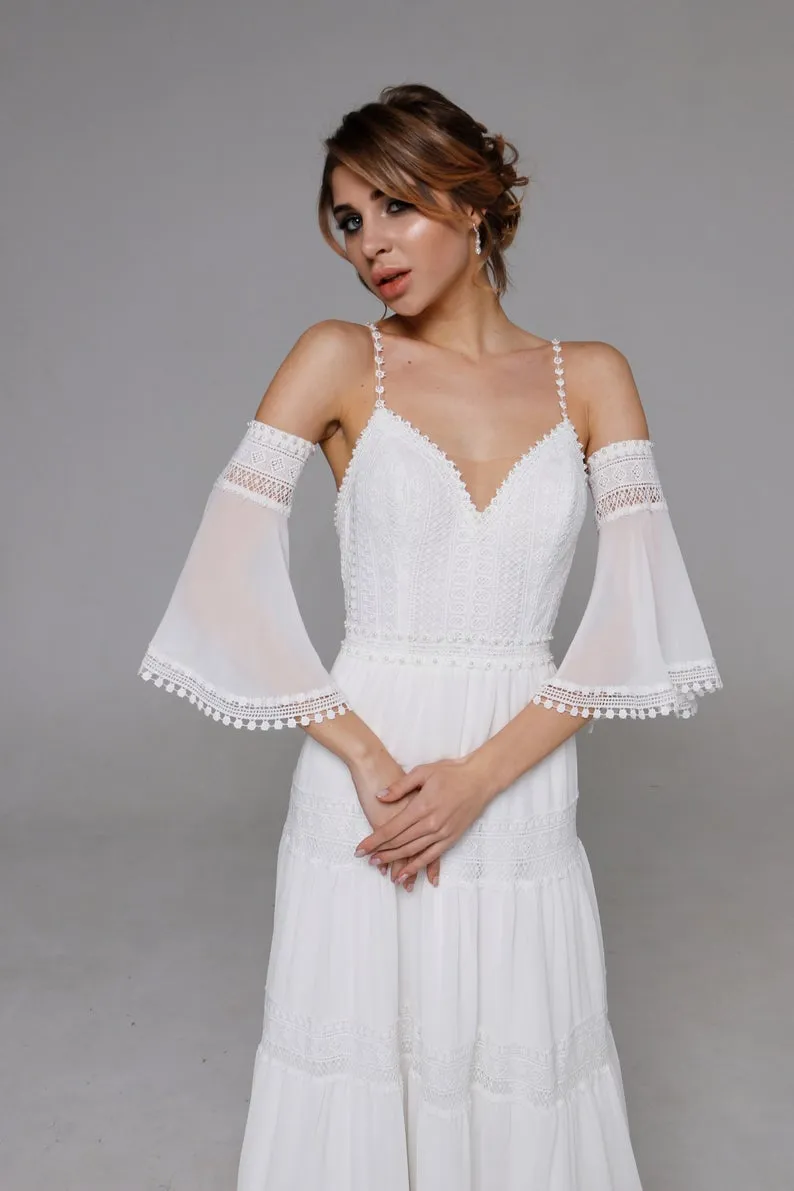 Wedding Dresses "Bar" Boho Wedding Dress