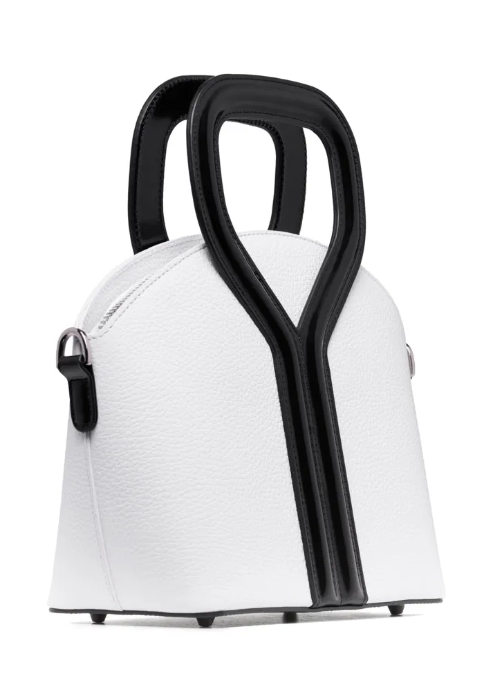 White and Black Signature Bag
