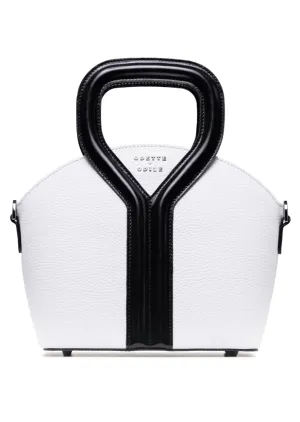 White and Black Signature Bag