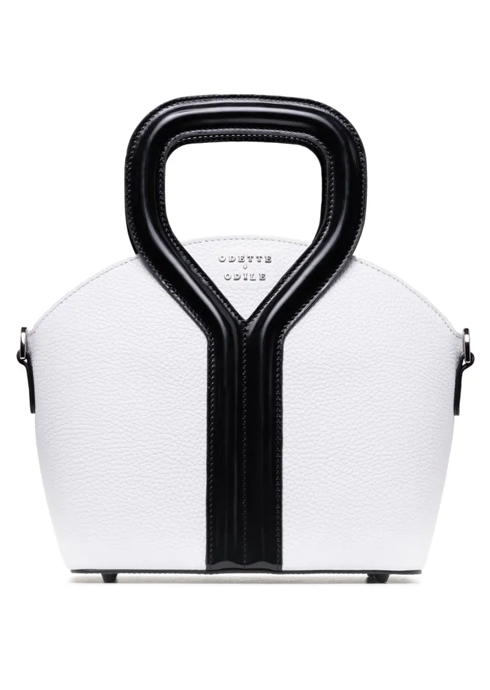 White and Black Signature Bag