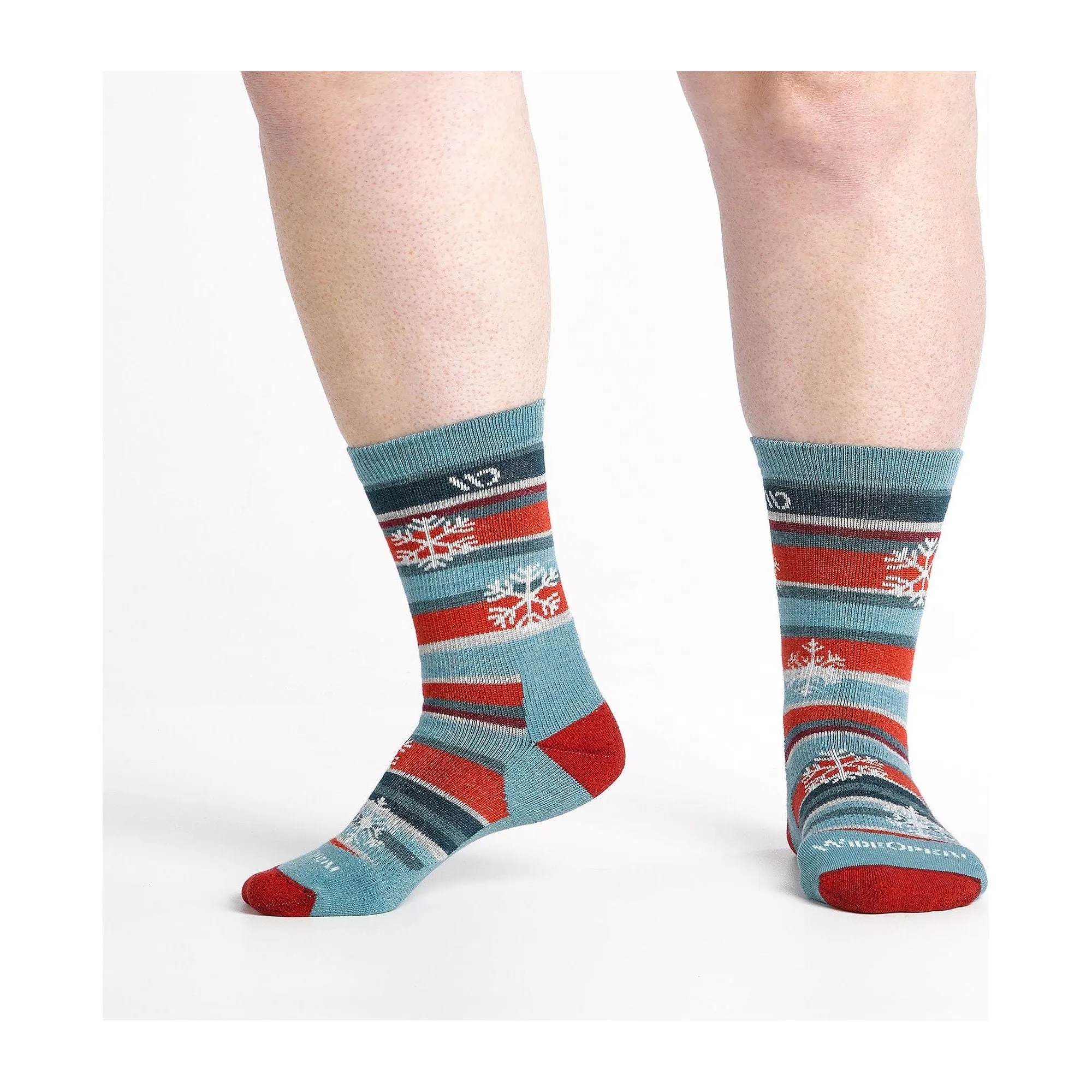 Wide Open Womens Sparkle Cushioned Crew Socks