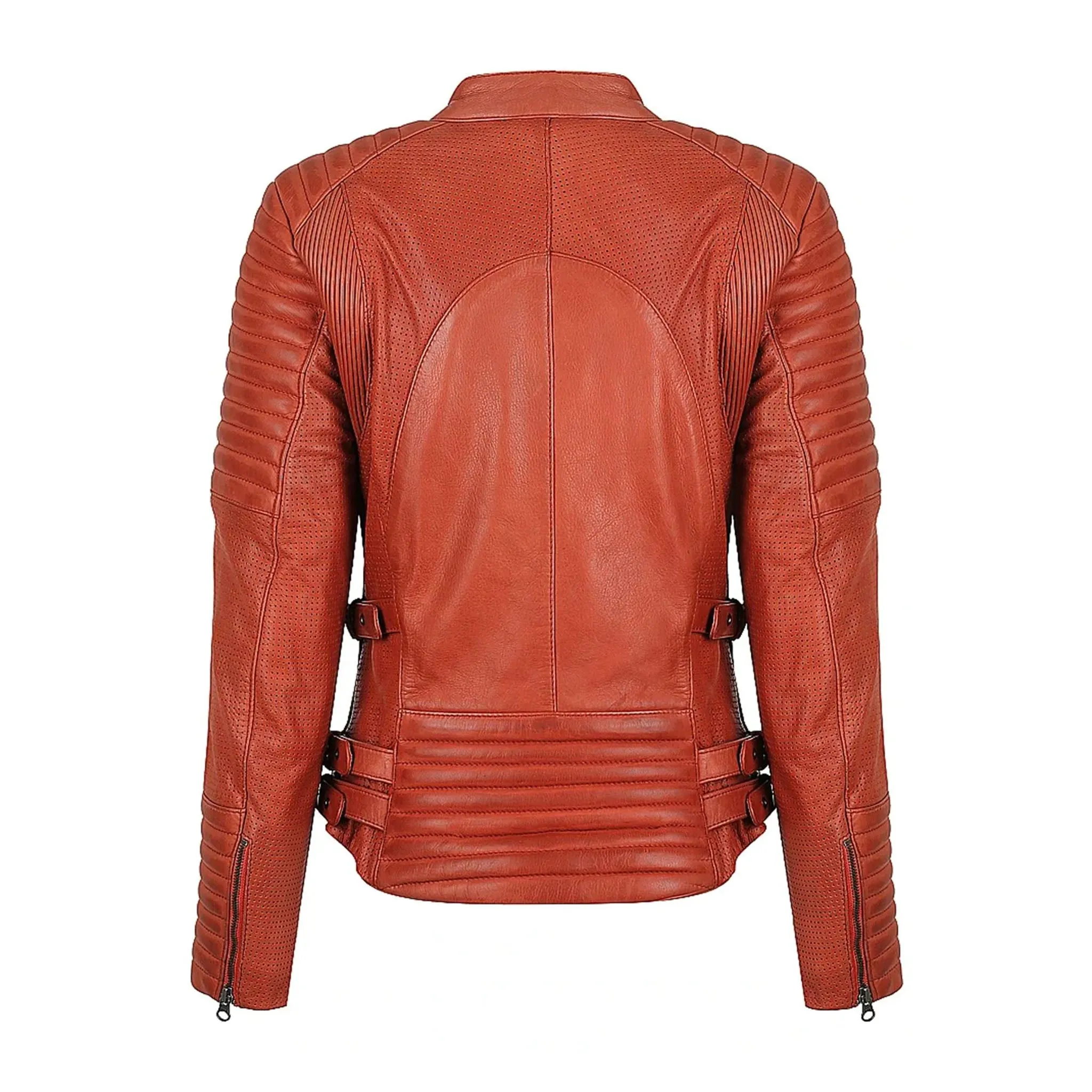 Wild & Free Rust Motorcycle Jacket Women