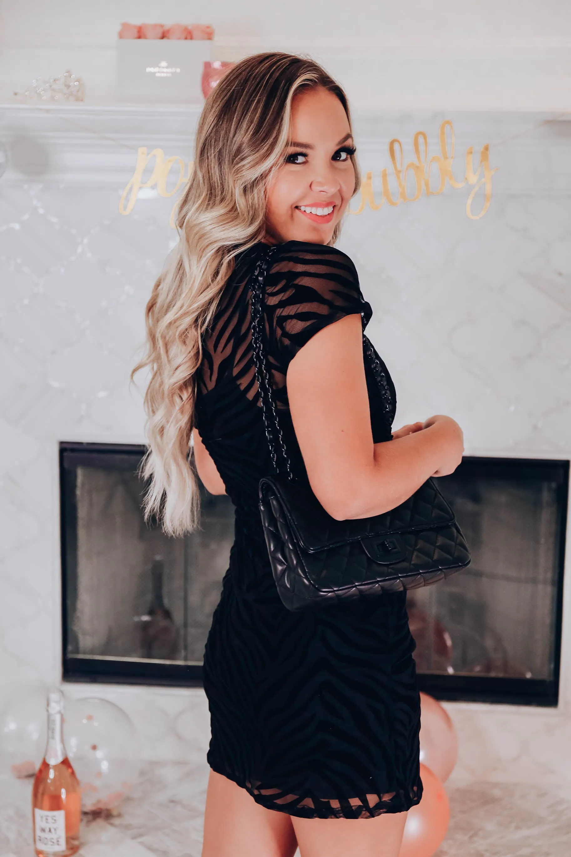 Wild Night Zebra Print Mini Dress