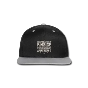 Willst du meine einzige Kontaktperson gemäss... - Kontrast Snapback Cap