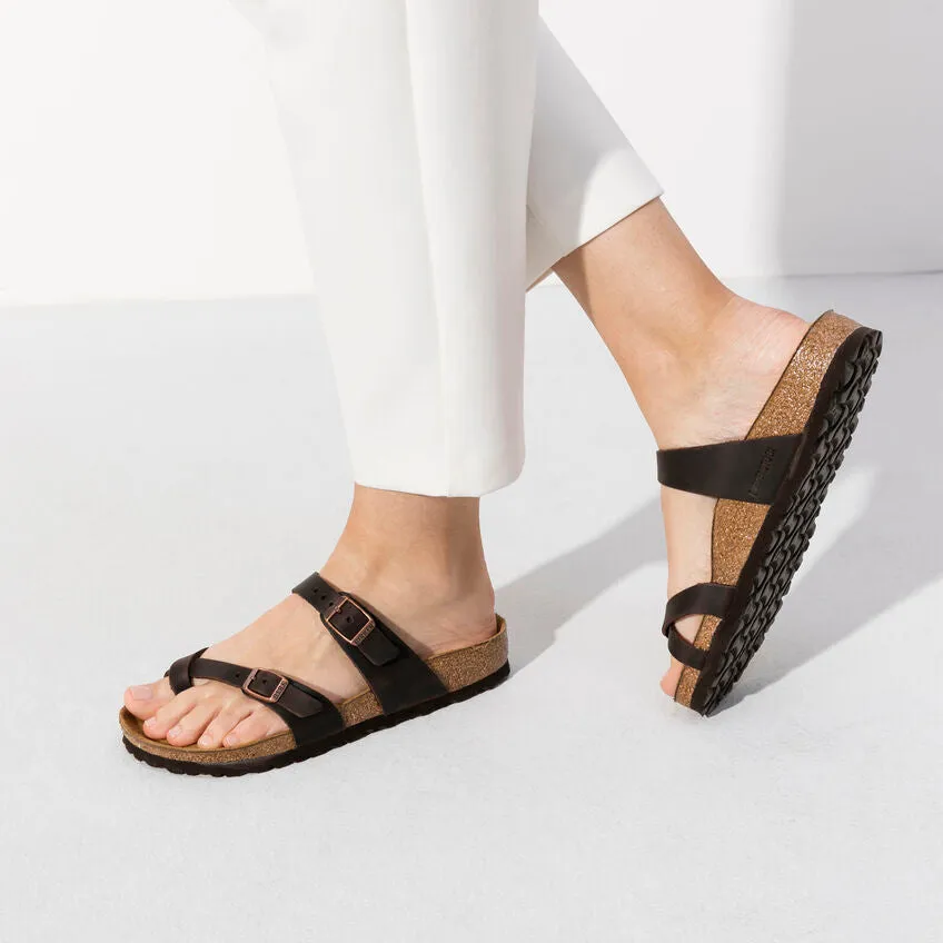 WOMEN'S BIRKENSTOCK MAYARI OILED LEATHER | HABANA