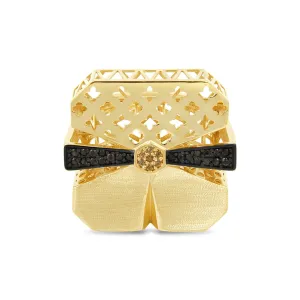Women's Fancy big look ring in 14K