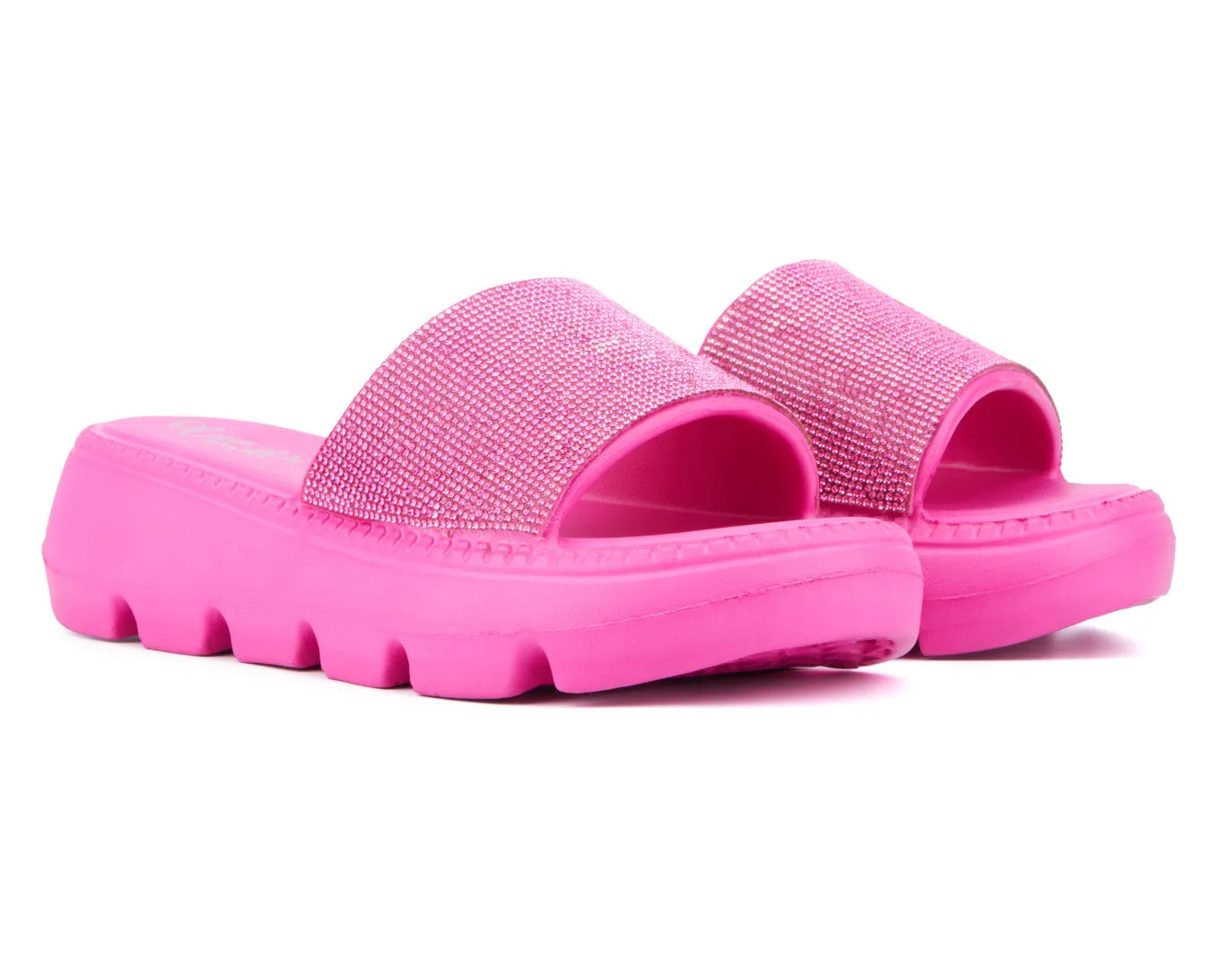 Women's Glitter Gaze Slide Sandal