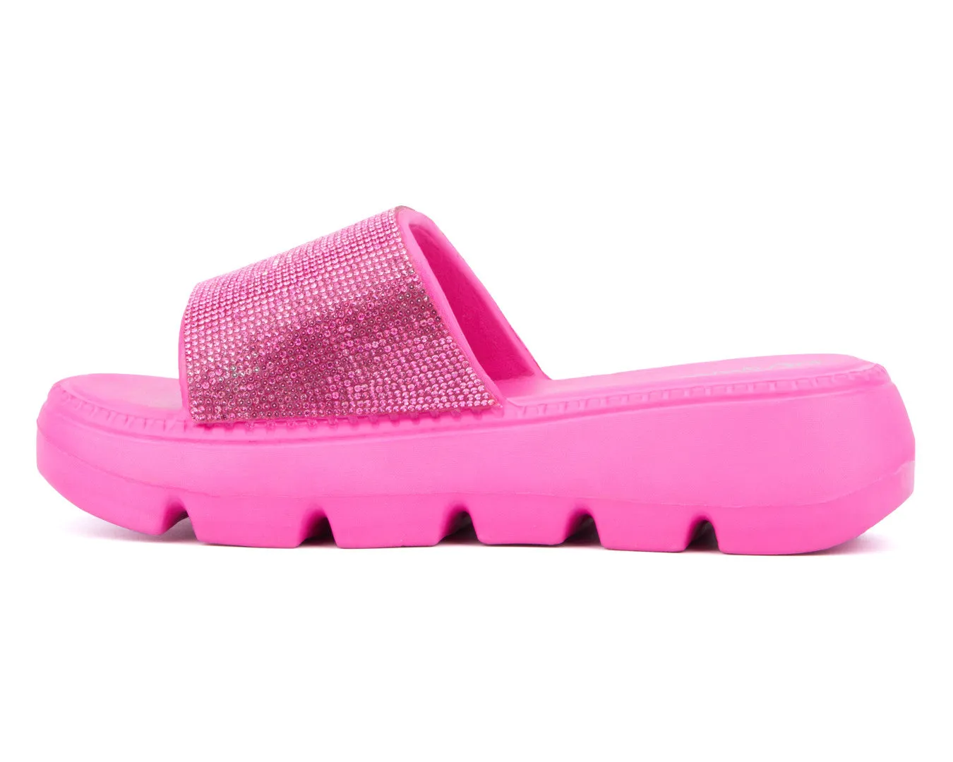 Women's Glitter Gaze Slide Sandal