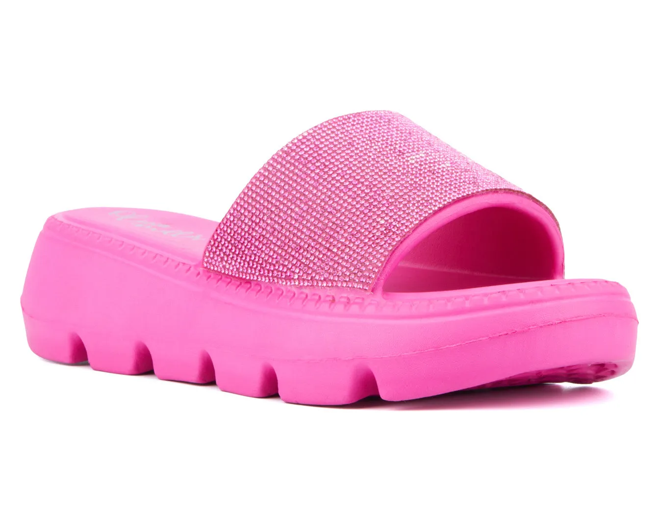 Women's Glitter Gaze Slide Sandal