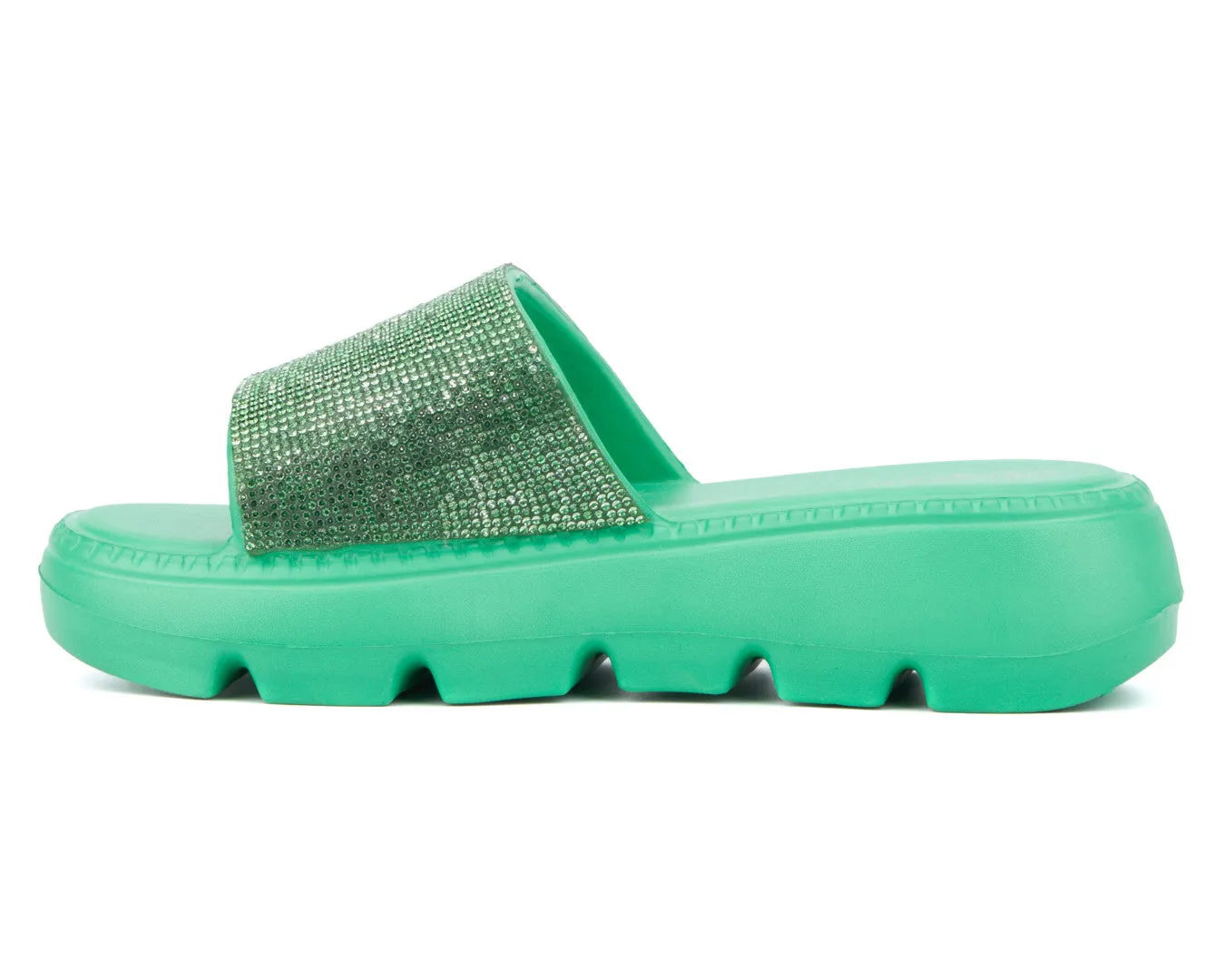 Women's Glitter Gaze Slide Sandal