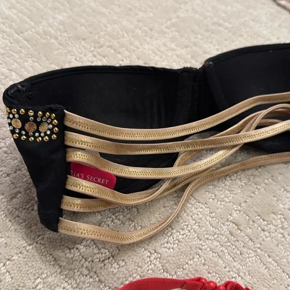 Women's Intimates Collection - Black, Gold, Orange, Pink Bras 32B