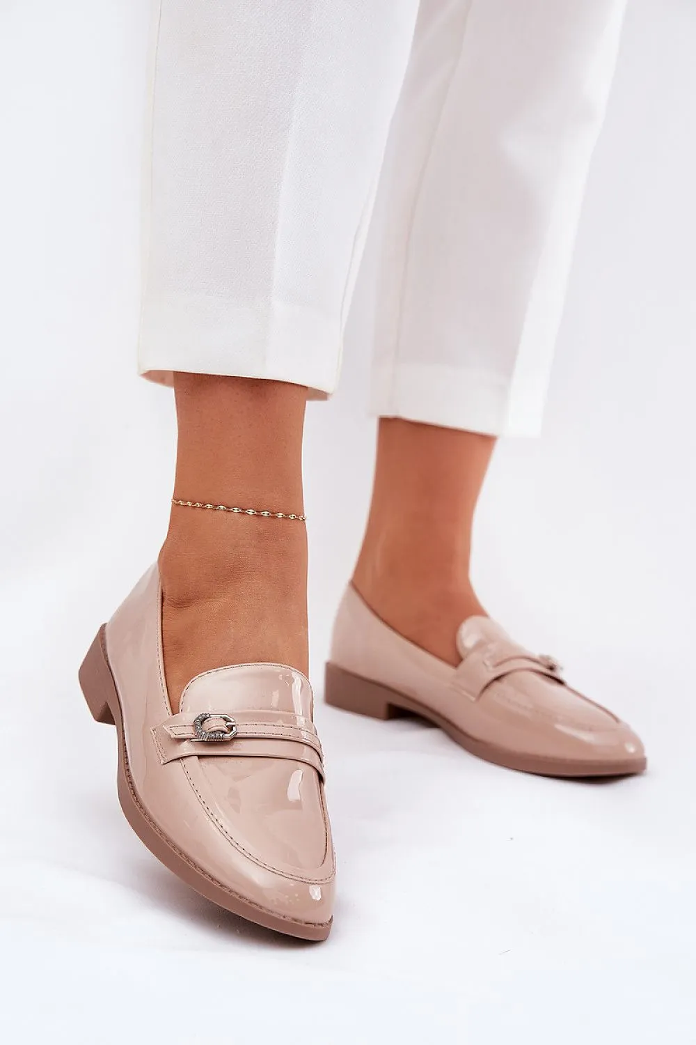 Women's loafers made of eco leather