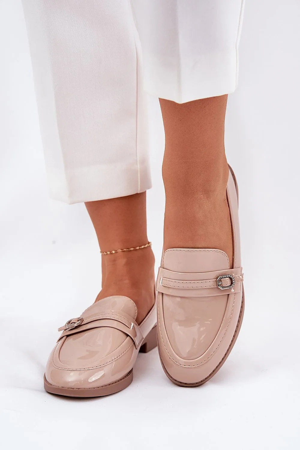 Women's loafers made of eco leather