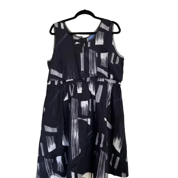 Women's Simply Vera Vera Wang Dress, XL, Black &amp; White