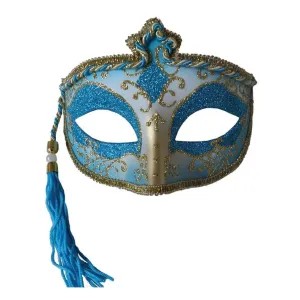Women's Tasseled Mardi Gras Mask