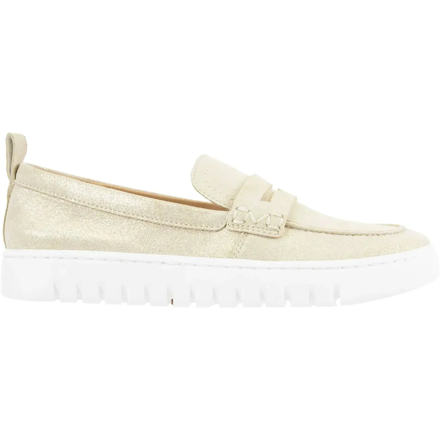WOMEN'S VIONIC UPTOWN LEATHER LOAFER | GOLD LEATHER