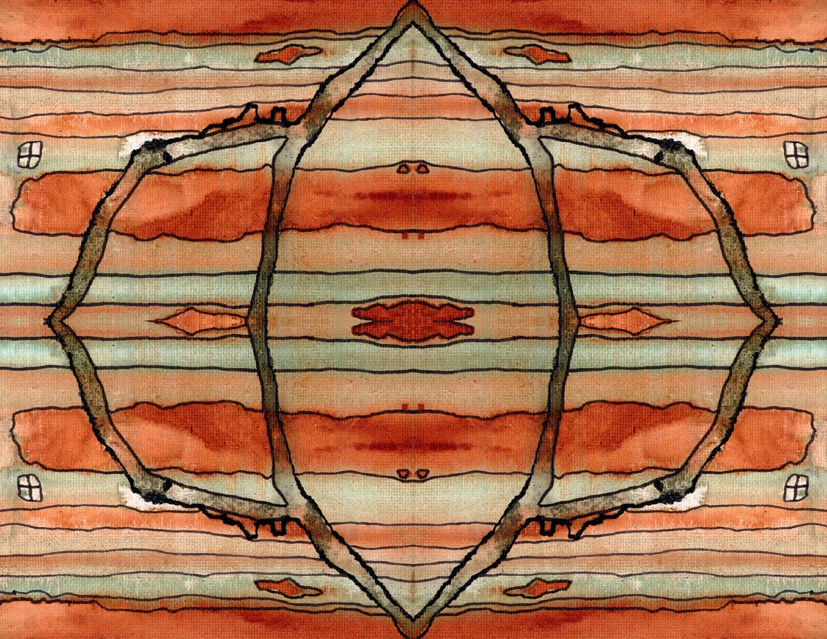 Wood Block 'Desert'