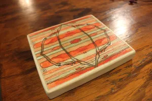 Wood Block 'Desert'
