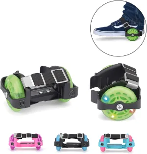 Xootz Heel Wheel Roller Skates, Attachable Shoe Trainer Wheels