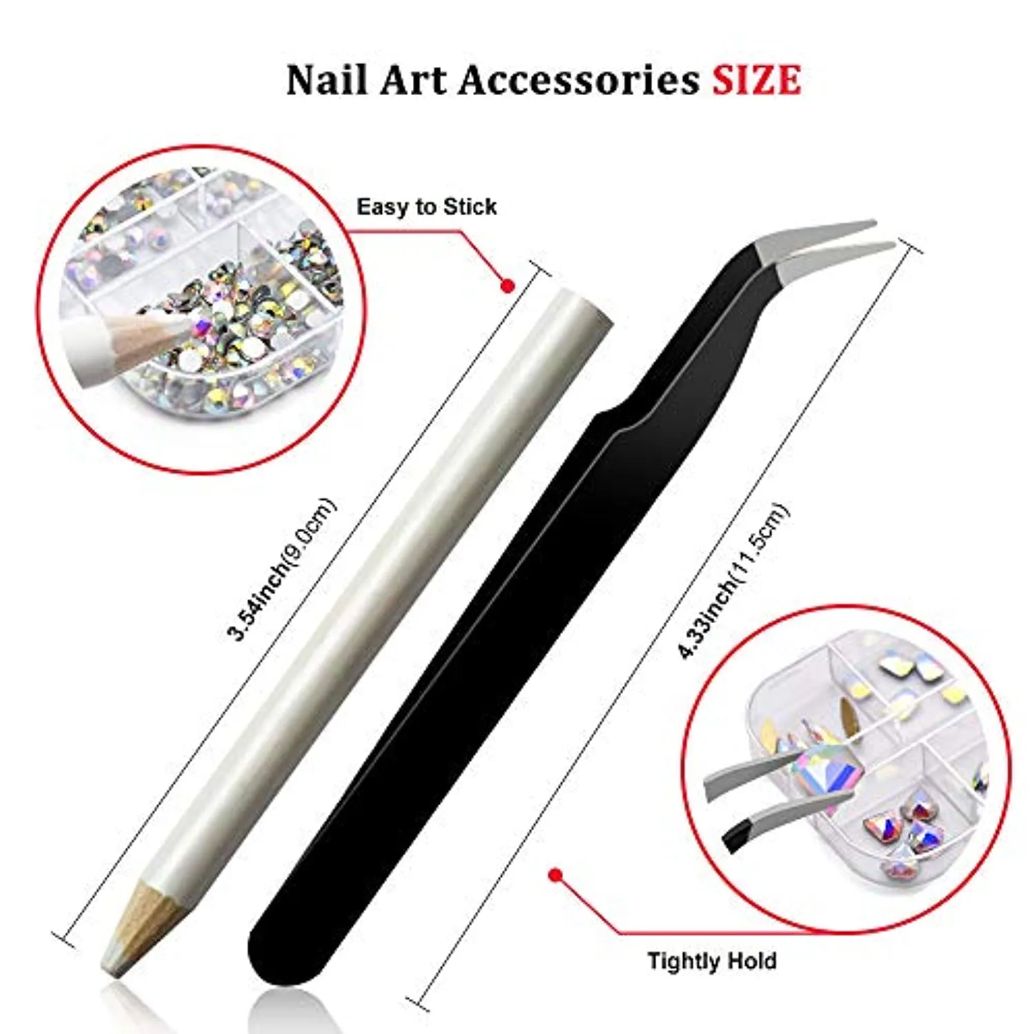 Yagoyan Nail Rhinestones Set, 1870 Pieces Flatback Crystal AB Nail Gems and Rhinestones   60 Pieces Multi Shape Glass 3D Nail Jewels, Nail Bling Diamonds for Nails with Nail Art Accessories Stuff