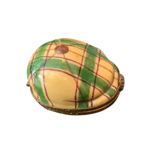 Yellow Green Plaid Golf Hat
