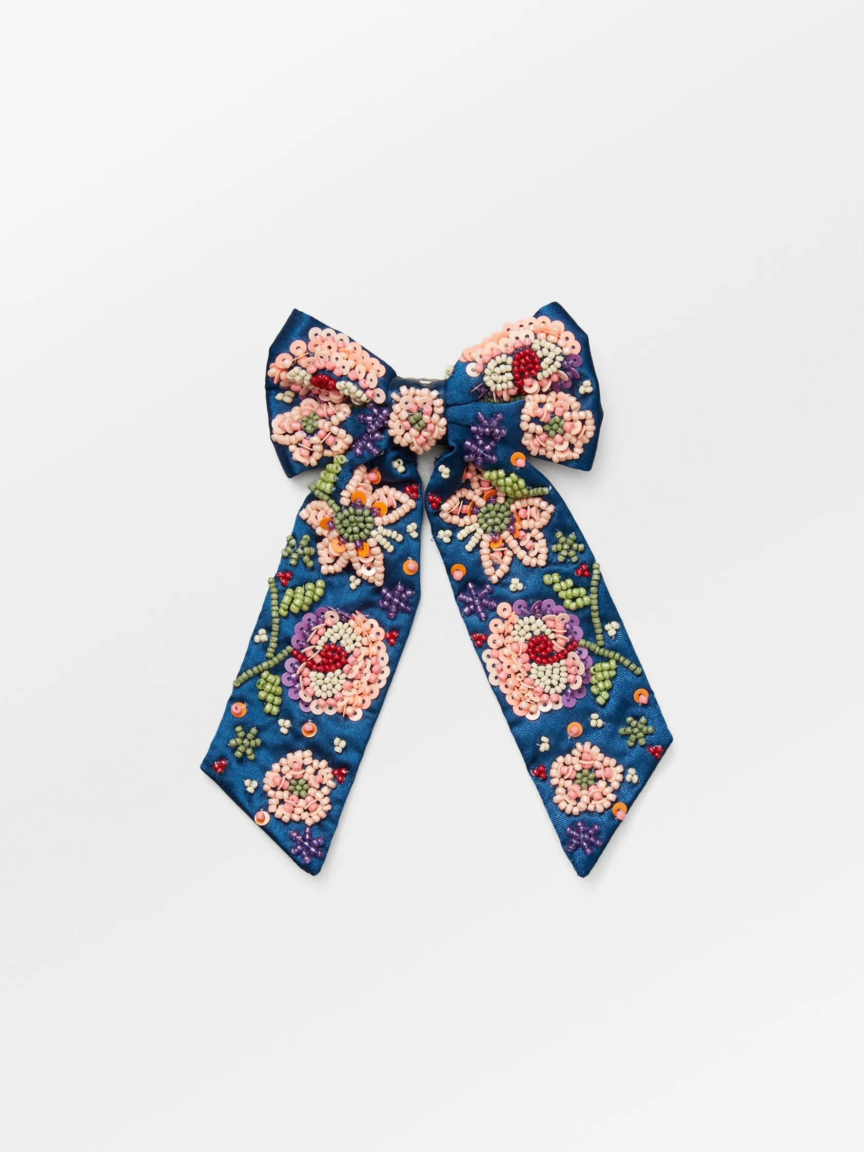 Yvette Beaded Bow Clip
