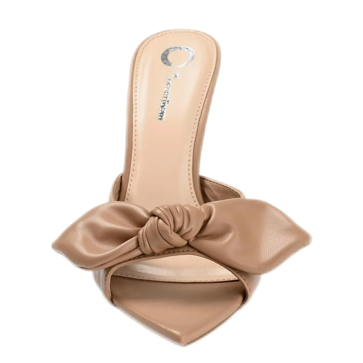 ZELAH Women's Bow Heel Dress Sandals